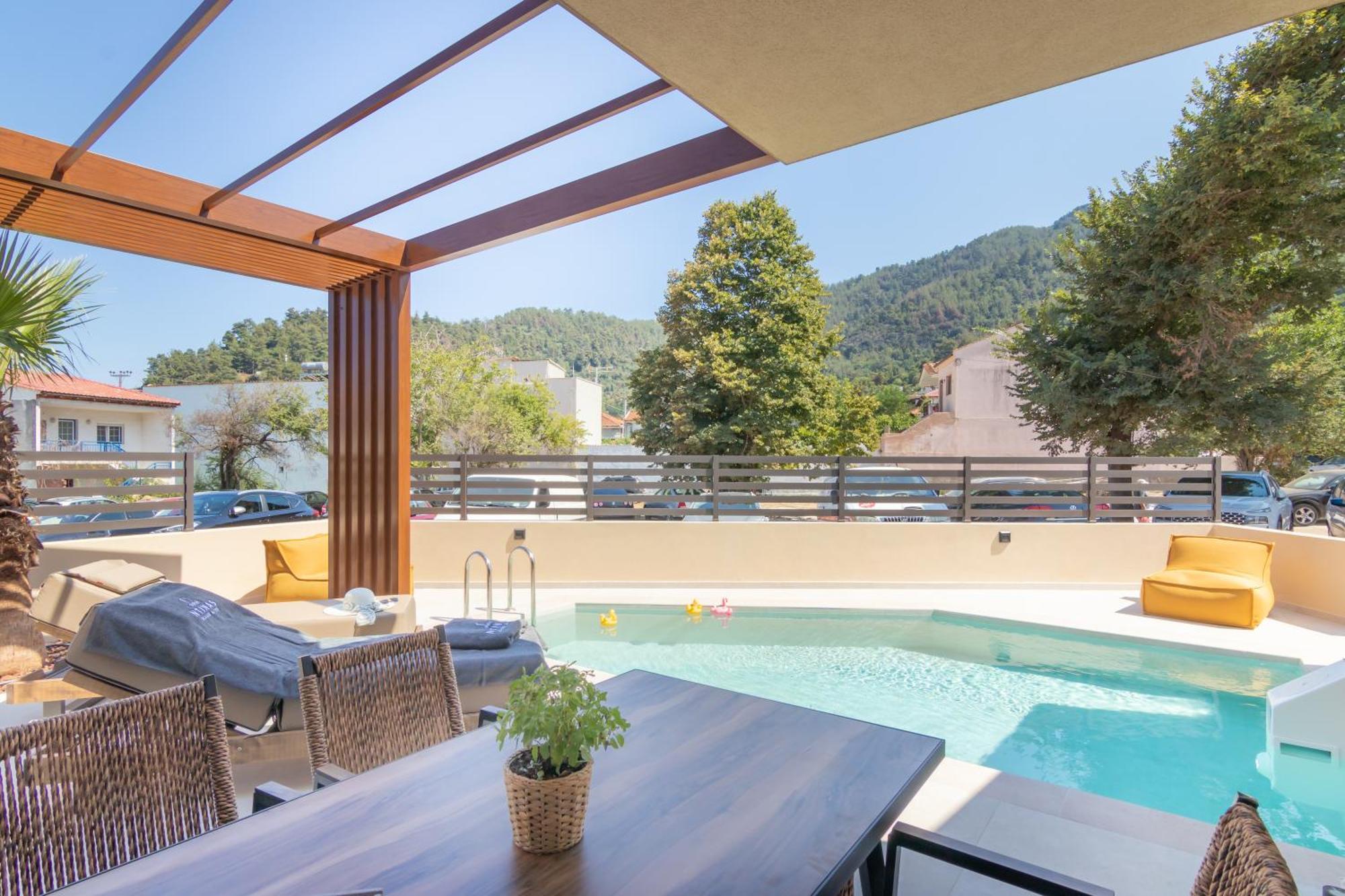 Ntinas Seaside Suites Skala Potamia  Dış mekan fotoğraf