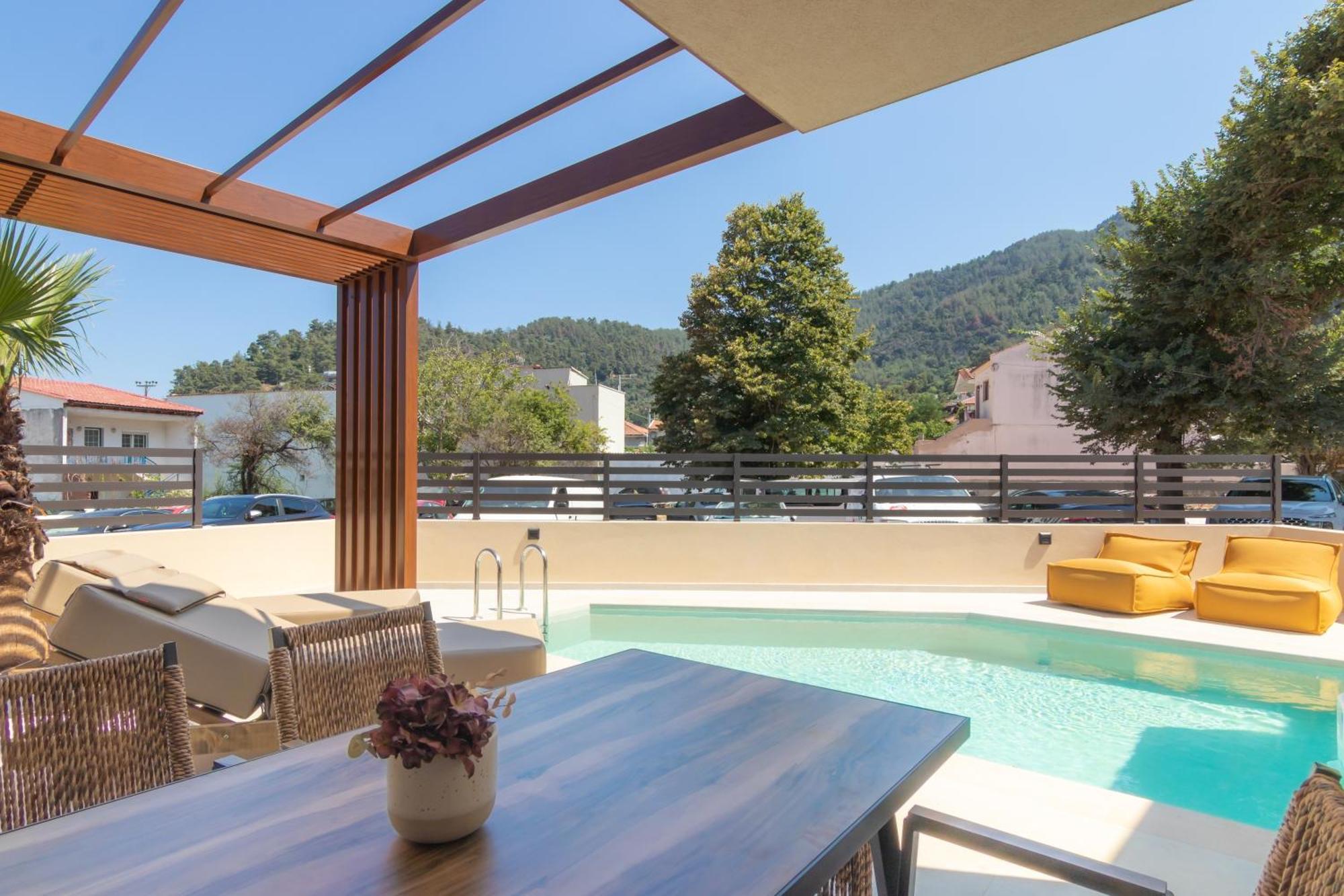 Ntinas Seaside Suites Skala Potamia  Dış mekan fotoğraf