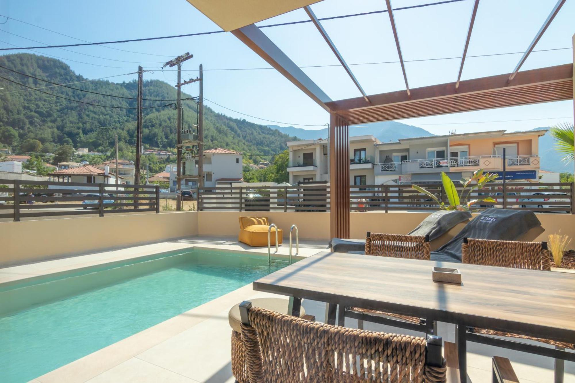 Ntinas Seaside Suites Skala Potamia  Dış mekan fotoğraf