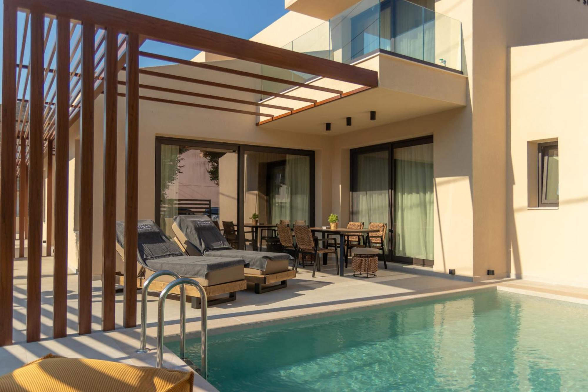 Ntinas Seaside Suites Skala Potamia  Dış mekan fotoğraf