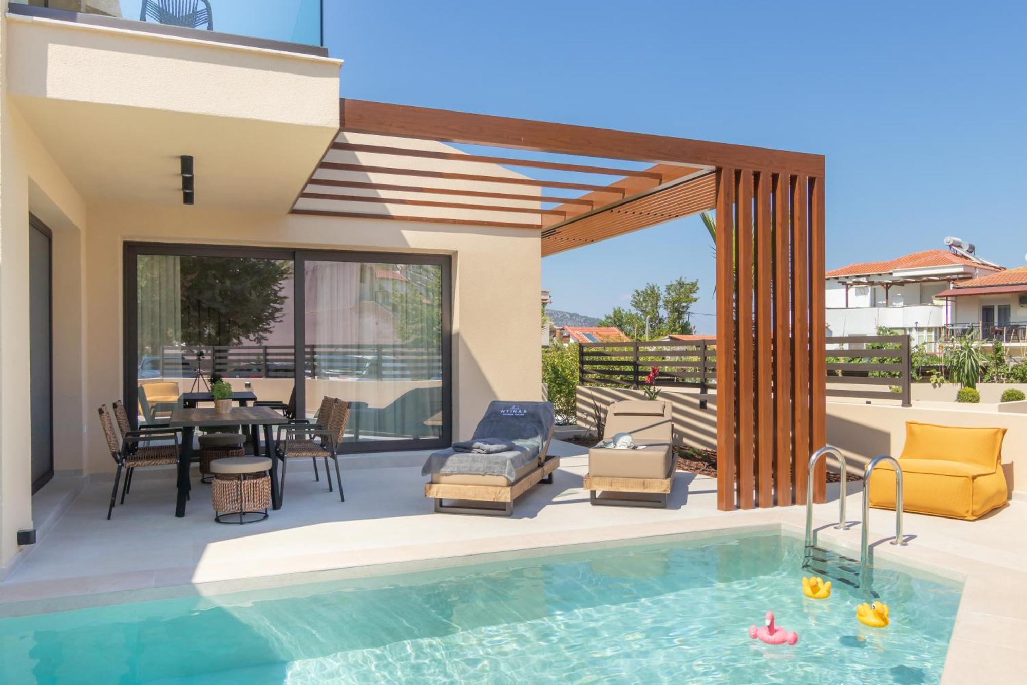 Ntinas Seaside Suites Skala Potamia  Dış mekan fotoğraf