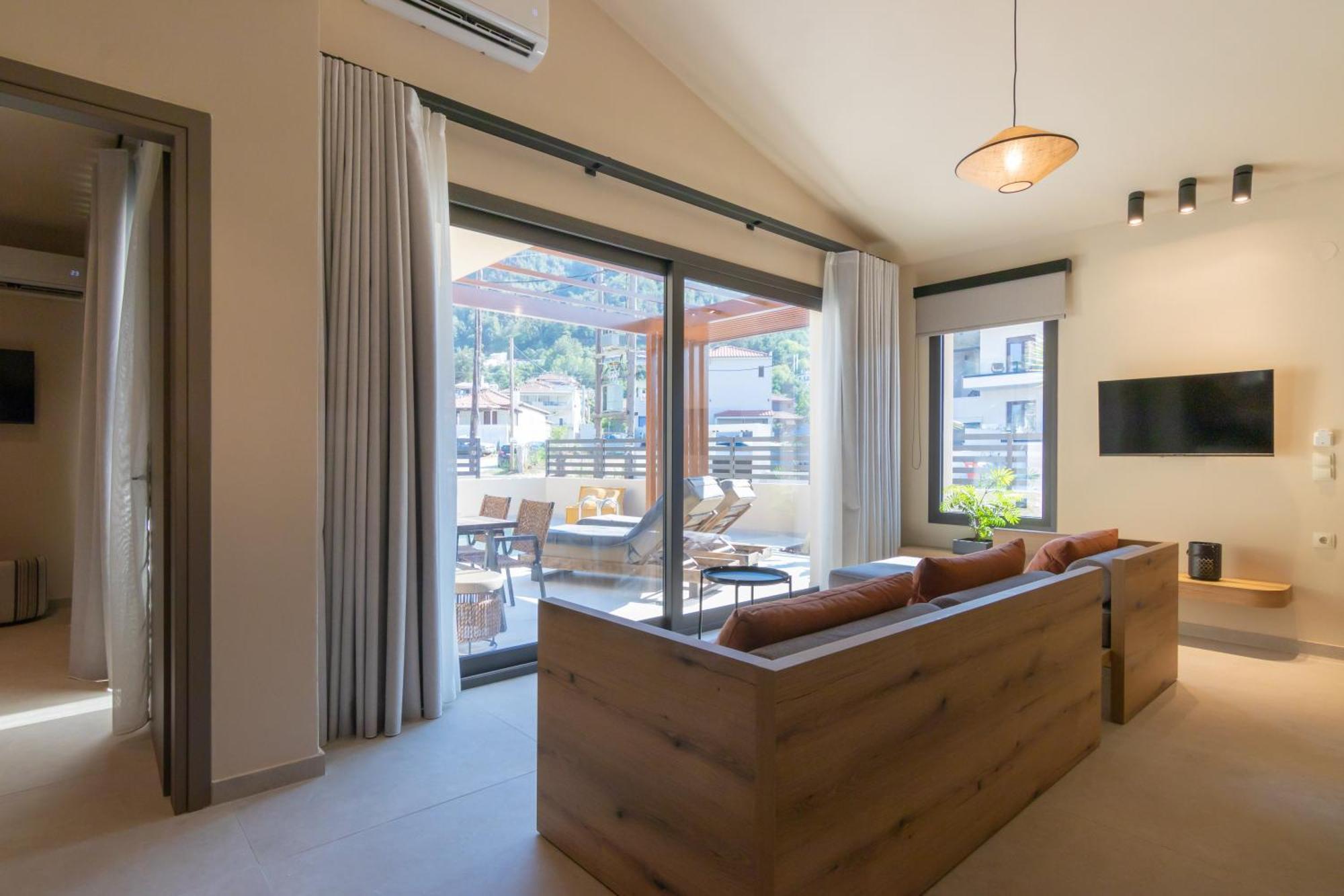 Ntinas Seaside Suites Skala Potamia  Dış mekan fotoğraf